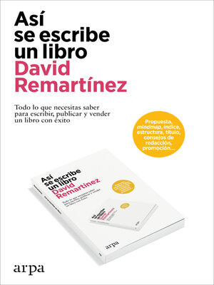 cover image of Así se escribe un libro